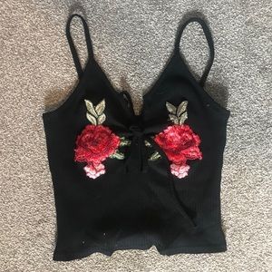 Rose tank top